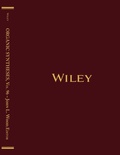 Cover: Organic Syntheses - Wiley-Blackwell