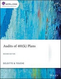 Abbildung von: Audits of 401(k) Plans - Wiley
