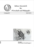 Cover: K&ouml;lner Zeitschrift f&uuml;r Wirtschaft und P&auml;dagogik - WP  - K&ouml;lner Arbeitskreis Wirtschaft und P&auml;dagogik