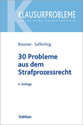 Cover: 30 Probleme aus dem Strafprozessrecht - Vahlen