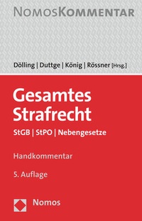 Enlarge image Cover: Gesamtes Strafrecht - Nomos