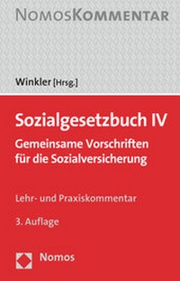 Abbildung von: Sozialgesetzbuch IV - Nomos