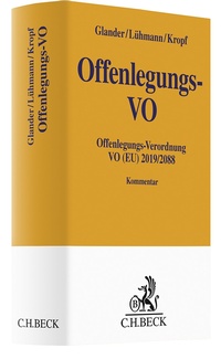 Abbildung von: Offenlegungs-VO - C.H.BECK
