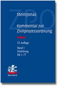 Abbildung von: Kommentar zur Zivilprozessordnung - Band 1 - Mohr Siebeck