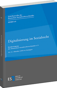 Abbildung von: Digitalisierung im Sozialrecht - Erich Schmidt Verlag