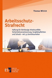 Abbildung von: Arbeitsschutz-Strafrecht - Erich Schmidt Verlag