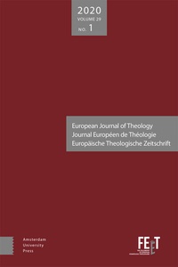 Abbildung von: European Journal of Theology - Amsterdem University Press