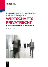 Abbildung von: Wirtschaftsprivatrecht - De Gruyter Oldenbourg