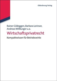 Enlarge image Cover: Wirtschaftsprivatrecht - De Gruyter Oldenbourg
