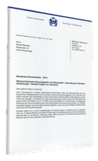 Abbildung von: Mandanten-Rundschreiben ohne Eindruck - Stollfuß