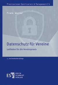 Abbildung von: Datenschutz für Vereine - Erich Schmidt Verlag
