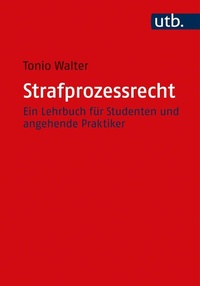 Abbildung von: Strafprozessrecht - UTB