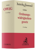 Cover: Gesetz &uuml;ber Ordnungswidrigkeiten: OWiG - C.H.BECK