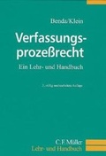 Cover: Verfassungsprozessrecht - C.F. M&uuml;ller
