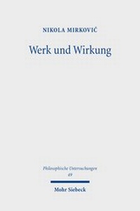 Abbildung von: Werk und Wirkung - Mohr Siebeck