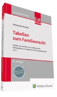 Abbildung von: Tabellen zum Familienrecht - TzFamR - Luchterhand