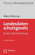 Cover: Landesdatenschutzgesetz Baden-W&uuml;rttemberg - Nomos