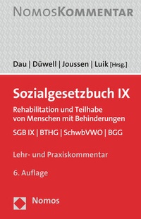 Abbildung von: Sozialgesetzbuch IX - Nomos