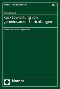 Abbildung von: Rückabwicklung von gemeinsamen Einrichtungen - Nomos