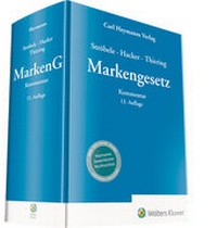 Abbildung von: Markengesetz: MarkenG - Carl Heymanns Verlag