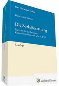 Abbildung von: Die Sozialbestattung - Carl Heymanns Verlag