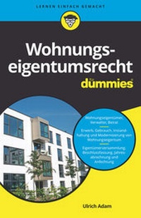 Bild vergrößern Bild: Wohnungseigentumsrecht für Dummies - Wiley-VCH