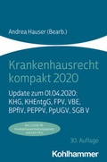 Cover: Krankenhausrecht kompakt 2020 - Kohlhammer