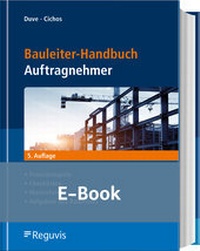 Abbildung von: Bauleiter-Handbuch Auftragnehmer  - Reguvis Fachmedien
