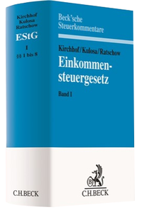 Abbildung von: Einkommensteuergesetz: EStG, Band 1: §§ 1 bis 8 - C.H.BECK