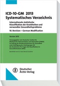 Cover: ICD-10-GM 2013 Systematisches Verzeichnis - Deutscher &Auml;rzteverlag