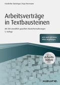 Cover: Arbeitsvertr&auml;ge in Textbausteinen - Haufe-Lexware