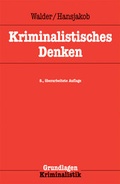 Cover: Kriminalistisches Denken - Kriminalistik Verlag
