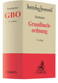 Abbildung von: Grundbuchordnung: GBO - C.H.BECK
