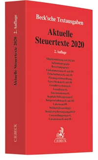 Abbildung von: Aktuelle Steuertexte 2020  - C.H.BECK