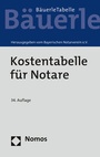Bild: Kostentabelle für Notare - Nomos
