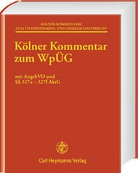 Abbildung von: Kölner Kommentar zum WpÜG - Wertpapierübernahmegesetz - Carl Heymanns Verlag