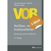 Bild vergrößern Bild: VOB im Bild - Hochbau- und Ausbauarbeiten - Rudolf Müller Verlag