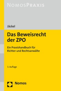Abbildung von: Das Beweisrecht der ZPO - Nomos