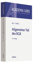 Bild: Allgemeiner Teil des BGB - Vahlen