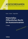 Cover: Materielles Öffentliches Recht im Assessorexamen - Vahlen