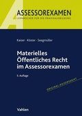 Cover: Materielles &Ouml;ffentliches Recht im Assessorexamen - Vahlen