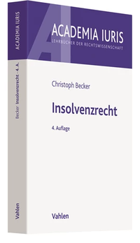 Abbildung von: Insolvenzrecht - Vahlen