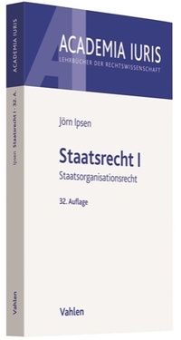 Bild vergrößern Bild: Staatsrecht I - Vahlen