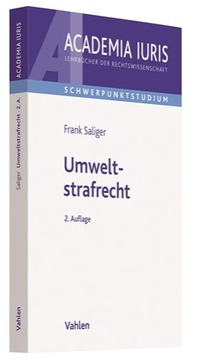 Abbildung von: Umweltstrafrecht - Vahlen