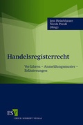 Cover: Handelsregisterrecht - Erich Schmidt Verlag