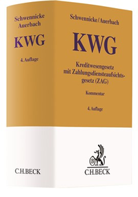 Abbildung von: Kreditwesengesetz (KWG) mit Zahlungsdiensteaufsichtsgesetz (ZAG) - C.H.BECK