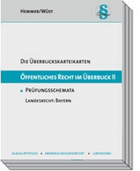 Abbildung von: Karteikarten Öffentliches Recht im Überblick II - Bayern - Hemmer-Wüst