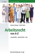 Cover: Arbeitsrecht von A-Z - dtv