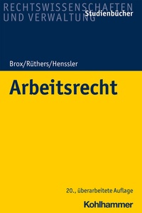 Enlarge image Cover: Arbeitsrecht - Kohlhammer