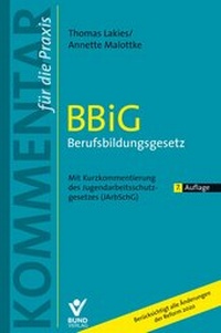 Abbildung von: BBiG - Berufsbildungsgesetz - Bund-Verlag